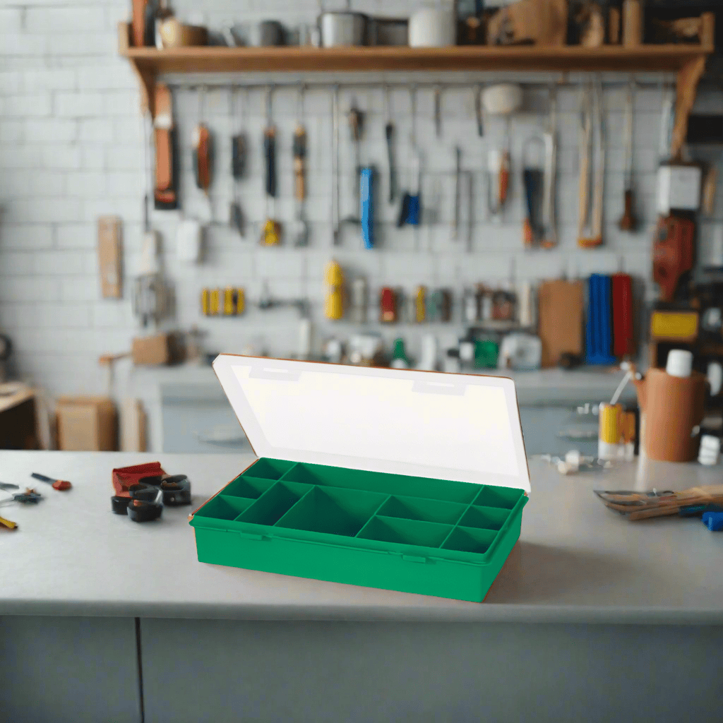 Tayg Tool Boxes Bags & Belts Tayg Plastic Tools Case With Fixed Dividers 12-11 - 061103