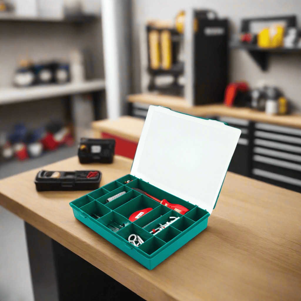 Tayg Tool Boxes Bags & Belts Tayg Plastic Tools Case With Fixed Dividers 13-17 - 071102