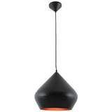 TDC Lights Lamps & Lightings Black 10" Single Head Metal Pendant Ceiling Light Fixture - FHS-05