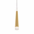 TDC Lights Lamps & Lightings Gold Single Head Cone Tube Pendant Ceiling Light 5W 4000K - A34