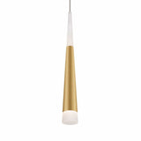 TDC Lights Lamps & Lightings Gold Single Head Cone Tube Pendant Ceiling Light 5W 4000K - A34