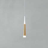 TDC Lights Lamps & Lightings Gold Single Head Cone Tube Pendant Ceiling Light 5W 4000K - A34