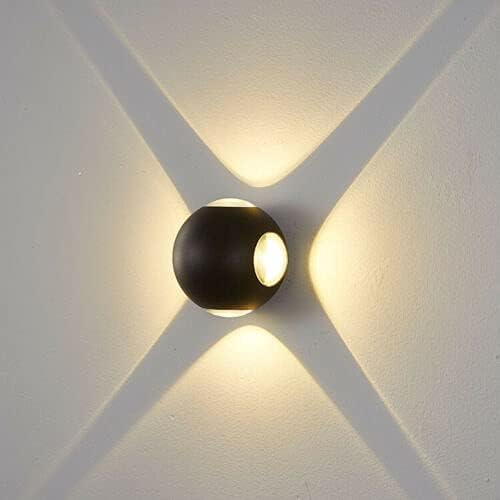 TDC Lights Lamps & Lightings LED Waterproof 4-Way Wall Light 3W - HY-W8062/4