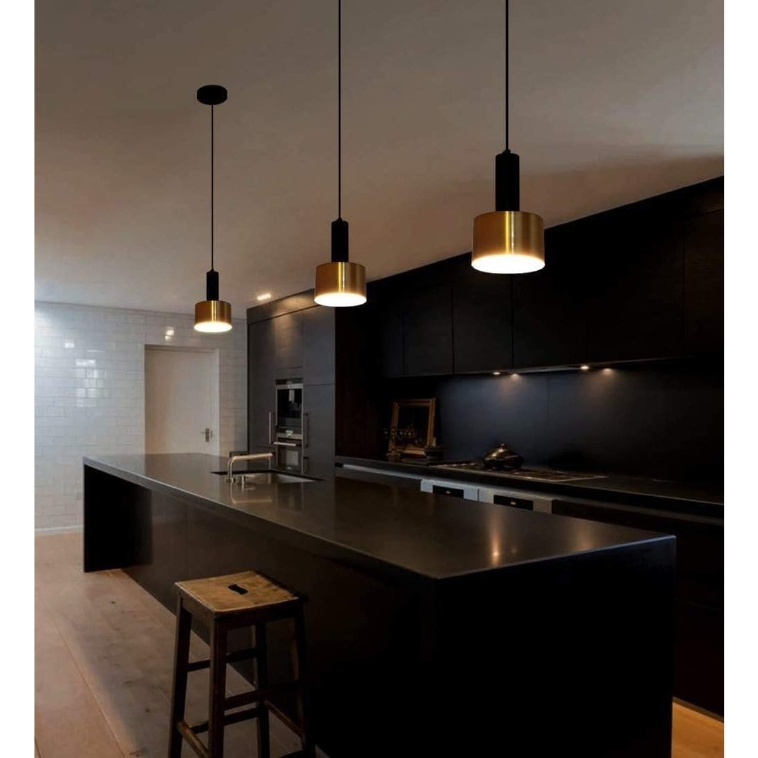 TDC Lights Lamps & Lightings Modern E27 Black Gold Pendant Ceiling Light Fixture - A43