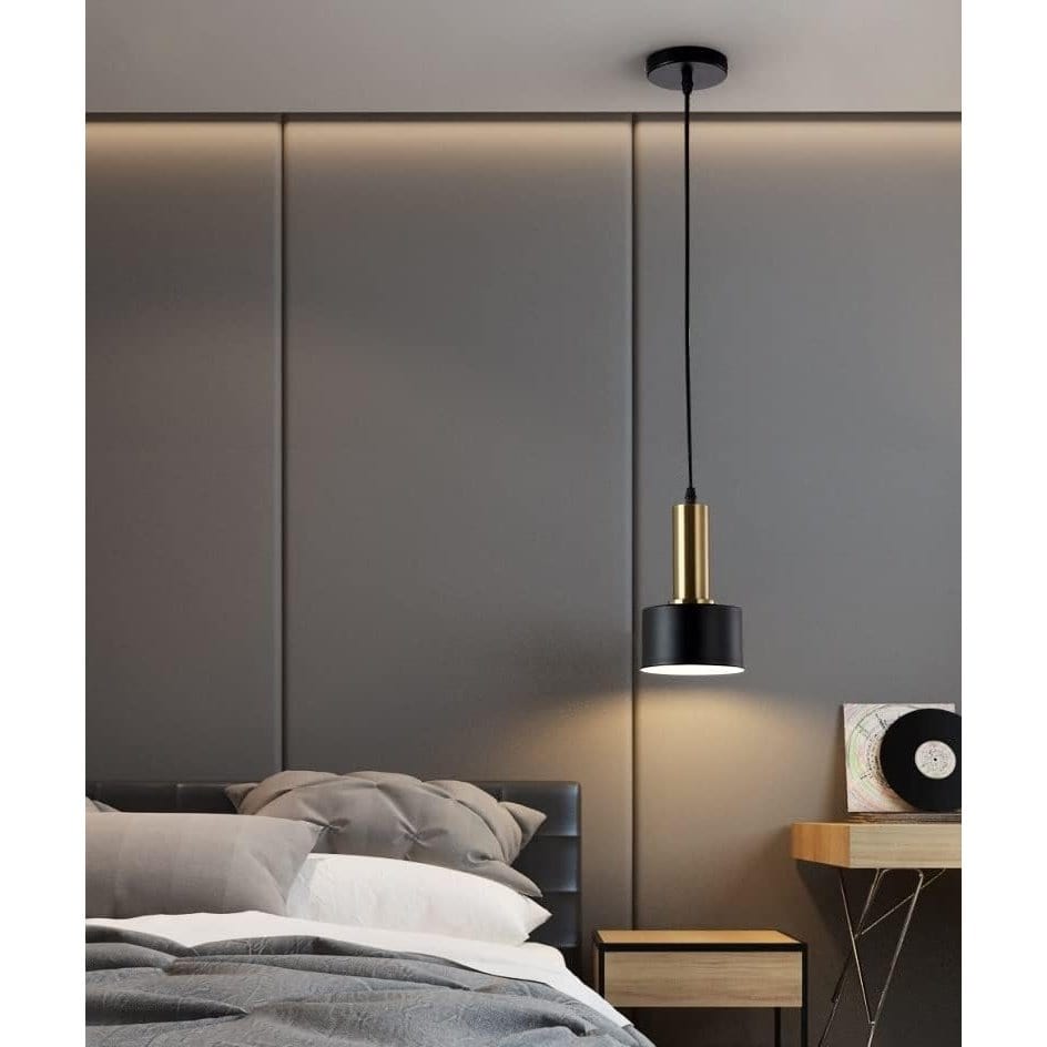 TDC Lights Lamps & Lightings Modern E27 Black Gold Pendant Ceiling Light Fixture - A45