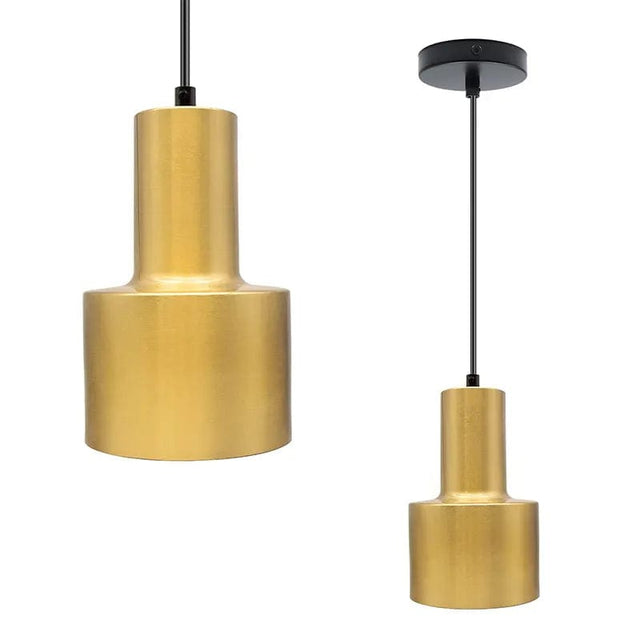 TDC Lights Lamps & Lightings Modern E27 Gold Pendant Ceiling Light Fixture - A44