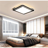 TDC Lights Lamps & Lightings Modern LED Black Square Ceiling Light 50cm - WX-C11