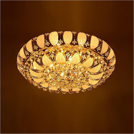 TDC Lights Lamps & Lightings Modern LED Luxury Lustre Crystal Lotus Ceiling Chandelier - LEA-Series