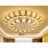 TDC Lights Lamps & Lightings Modern LED Luxury Lustre Crystal Lotus Ceiling Chandelier - LEA-Series