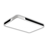 TDC Lights Lamps & Lightings Modern LED Rectangular Black & White Flush Mount Ceiling Light 90x60cm - WX-C18