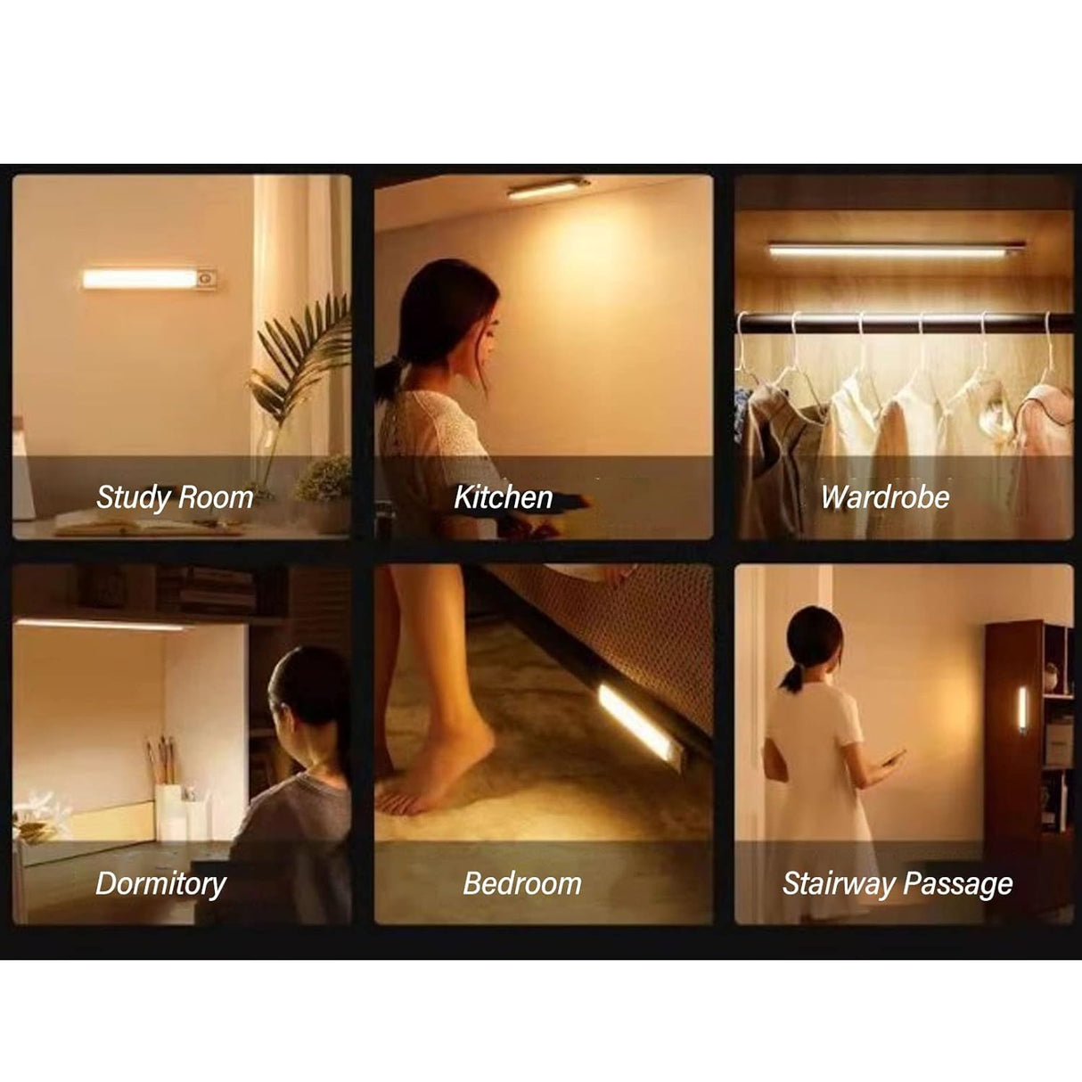 TDC Lights Lamps & Lightings Ultra-thin Motion Sensor Light Bar 20cm 800mAh - FY-01