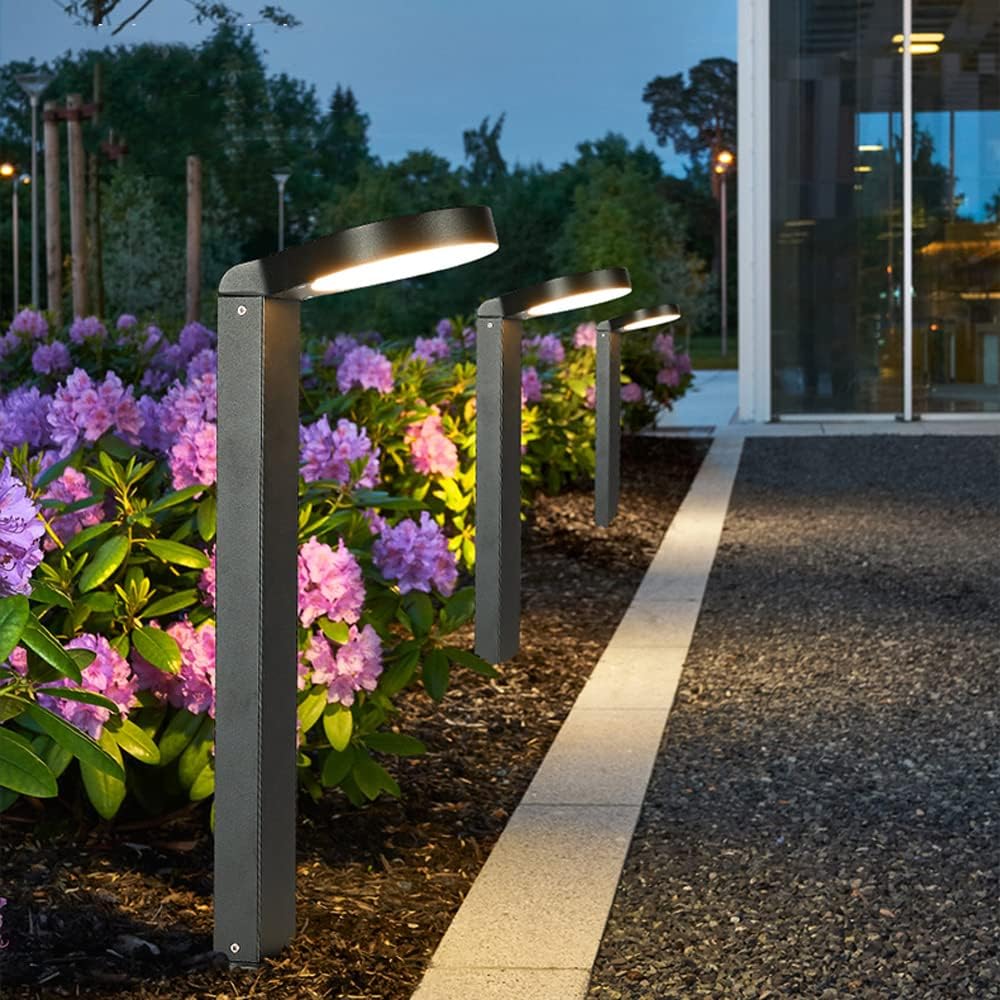 TDC Lights Lamps & Lightings Waterproof Outdoor Aluminum Post Bollard Garden Lawn Light - HF-Y2037