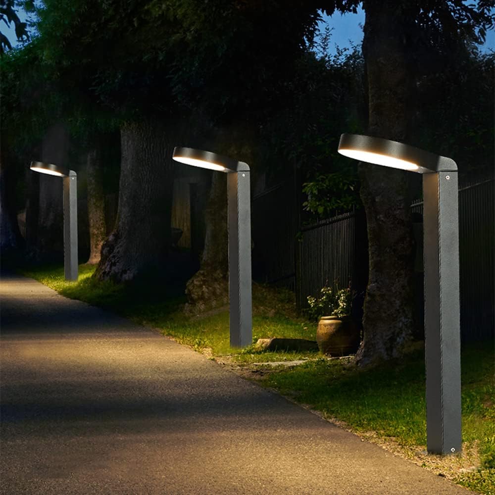 TDC Lights Lamps & Lightings Waterproof Outdoor Aluminum Post Bollard Garden Lawn Light - HF-Y2037