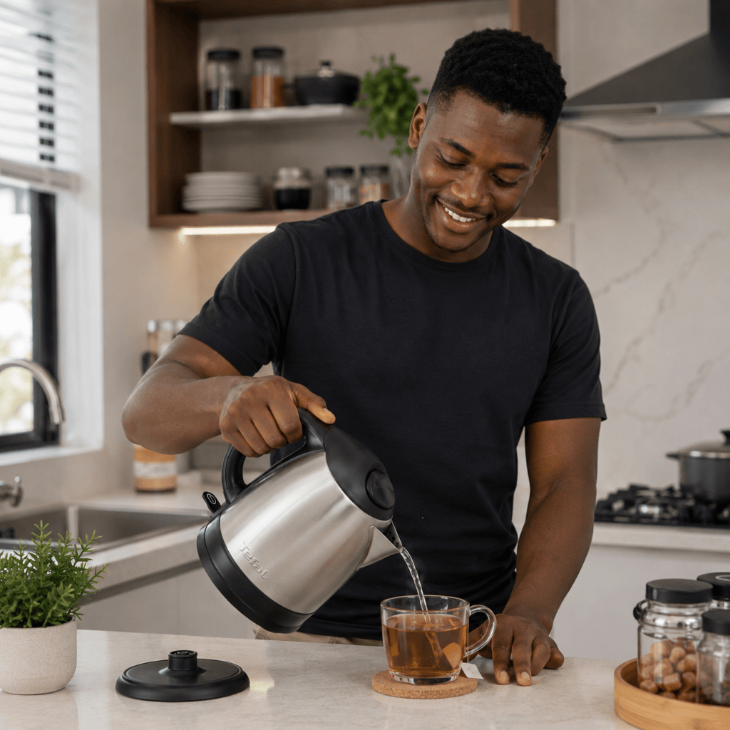 Tefal Electric Kettle Tefal 1.2L Compact Stainless Steel Electric Kettle 1800W– KI431D10