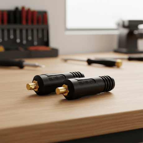 Telwin Welding Machine & Accessories Telwin Atlas 50mm² Welding Cable Quick Connector Male Plugs, 2 Pieces - TEL-802559