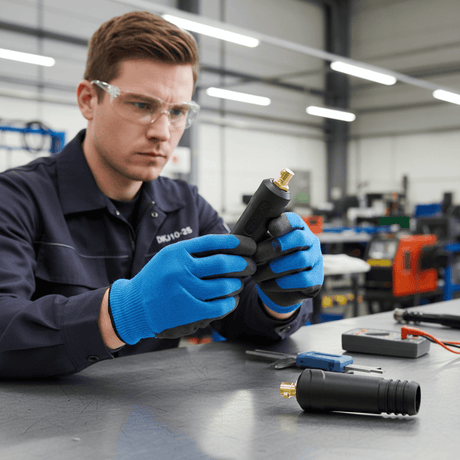 Telwin Welding Machine & Accessories Telwin Atlas 50mm² Welding Cable Quick Connector Male Plugs, 2 Pieces - TEL-802559