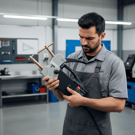 Telwin Welding Machine & Accessories Telwin Digital Modular Microprocessor-Controlled Handheld Spot-Welding Machine, 6900A, 230V - TEL-823016