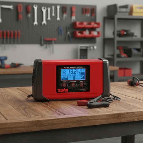 Telwin Automotive Accessories & Maintainenance Telwin Doctor Charge 50 Professional 6V/12V/24V Electronic Battery Charger, Maintainer & Tester, 45A - TEL-807598
