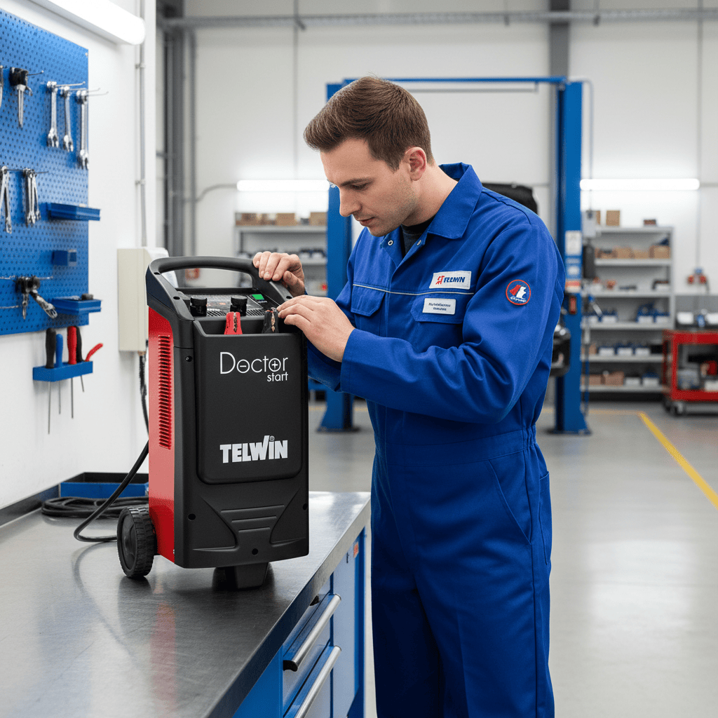Telwin Automotive Accessories & Maintainenance Telwin Doctor Start 330 Multifunction 12V/24V Battery Charger, Tester & Starter, 300A, 230V - TEL-829341