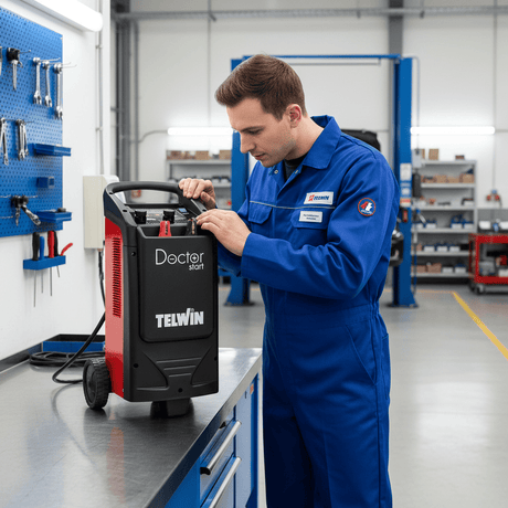 Telwin Automotive Accessories & Maintainenance Telwin Doctor Start 330 Multifunction 12V/24V Battery Charger, Tester & Starter, 300A, 230V - TEL-829341
