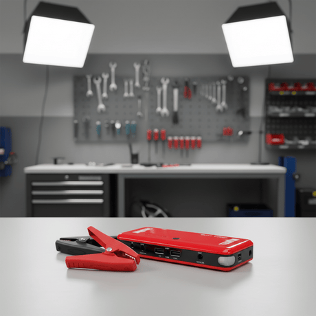 Telwin Booster Cable & Battery Charger Telwin Drive 13000 Ultra-Compact 12V Lithium Jump Starter & Power Bank, 1500A, 12000mAh - TEL-829566