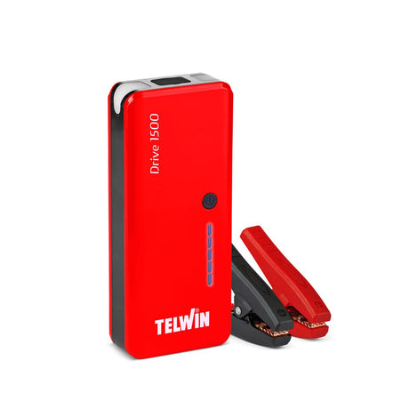 Telwin Booster Cable & Battery Charger Telwin Drive 1500 Ultra-Compact 12V Lithium Jump Starter & Power Bank, 1500A, 12000mAh - TEL-829569