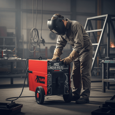 Telwin Welding Machine & Accessories Telwin Linear 410/S Professional 350A MMA DC Rectified Welding Machine, 230V/400V - TEL-859002