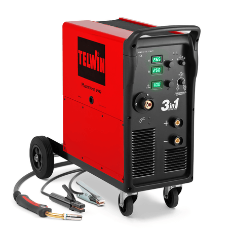 Telwin Welding Machine & Accessories Telwin Mastermig 275i Professional 250A Multiprocess MIG-MAG, MMA & TIG DC-Lift Inverter Welding Machine 400V - TEL-816196