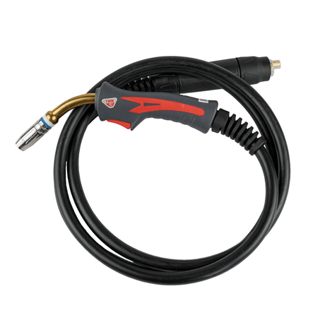 Telwin Welding Machine & Accessories Telwin MT25 3m Air-Cooled MIG-MAG Welding Torch with EURO Connector 230A - TEL-742183