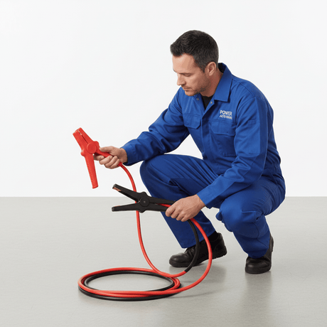 Telwin Welding Machine & Accessories Telwin Power Line 3m Booster Cables with Insulated Clamps, 350A - TEL-802747