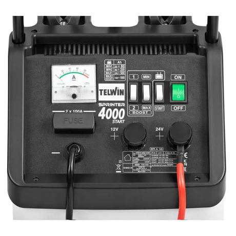 Telwin Booster Cable & Battery Charger Telwin Sprinter 4000 Start Battery Charger & Starter 12V/24V, 400A - TEL-829391
