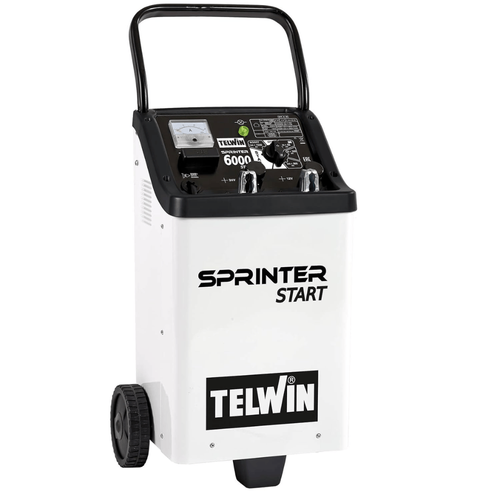 Telwin Booster Cable & Battery Charger Telwin Sprinter 6000 Start Battery Charger & Starter 12V/24V, 570A - TEL-829392
