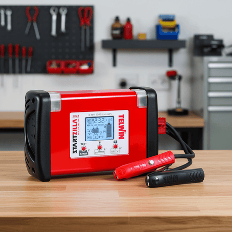 Telwin Booster Cable & Battery Charger Telwin Startzilla 3024 Multifunction 12V/24V Lithium Jump Starter, Battery Tester & Power Bank, 3000A - TEL-829522