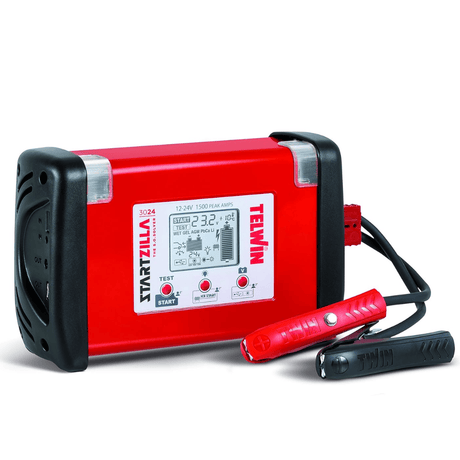 Telwin Booster Cable & Battery Charger Telwin Startzilla 3024 Multifunction 12V/24V Lithium Jump Starter, Battery Tester & Power Bank, 3000A - TEL-829522