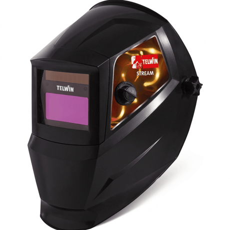 Telwin Safety Helmets Telwin Stream Auto-Darkening Welding Helmet with Grinding Mode for MIG-MAG, MMA & TIG Welding - TEL-802813