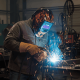 Telwin Safety Helmets Telwin Stream Flame Auto-Darkening Welding Helmet with Grinding Mode for MIG-MAG, MMA & TIG Welding - TEL-804235