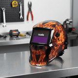 Telwin Safety Helmets Telwin Stream Flame Auto-Darkening Welding Helmet with Grinding Mode for MIG-MAG, MMA & TIG Welding - TEL-804235