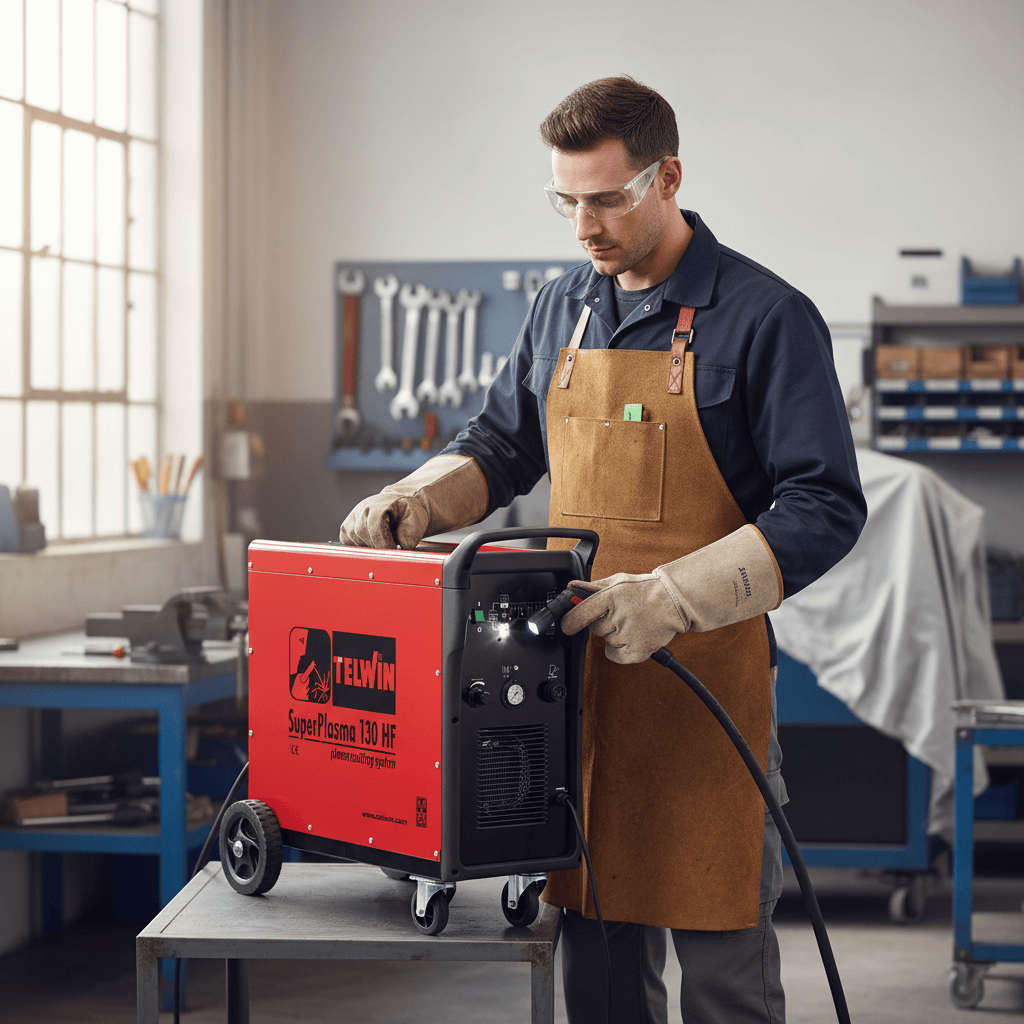 Telwin Welding Machine & Accessories Telwin Super Plasma 120A Three-Phase Plasma Cutting Machine, 230–400V, 30mm - TEL-830512