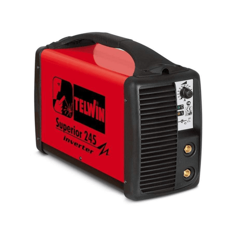 Telwin Welding Machine & Accessories Telwin Superior 245 Professional MMA & TIG-Lift Inverter Welding Machine, 220A, 400V - TEL-852051