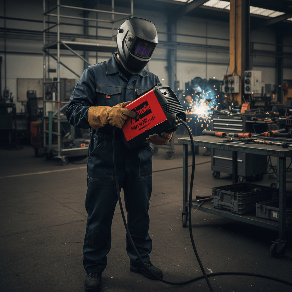 Telwin Welding Machine & Accessories Telwin Superior 260 CE Professional 220A MMA & TIG-Lift Inverter Welding Machine, 400V - TEL-852134
