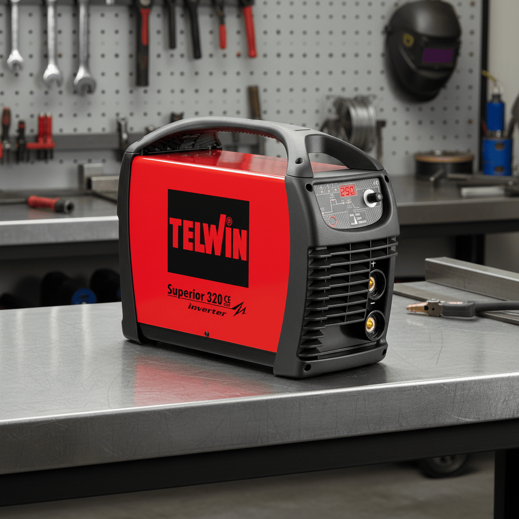 Telwin Welding Machine & Accessories Telwin Superior 320 CE VRD Professional 270A MMA & TIG DC-Lift Inverter Welding Machine 230V/400V - TEL-852056