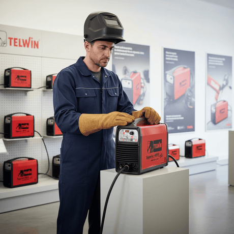 Telwin Welding Machine & Accessories Telwin Superior 400 CE VRD Professional 350A MMA, TIG DC-Lift & Gouging Inverter Welding Machine 230V/400V with 400A MMA Kit - TEL-816034