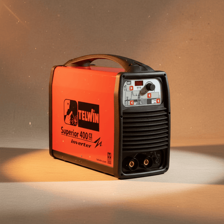 Telwin Welding Machine & Accessories Telwin Superior 400 CE VRD Professional 350A MMA, TIG DC-Lift & Gouging Inverter Welding Machine 230V/400V with 400A MMA Kit - TEL-816034