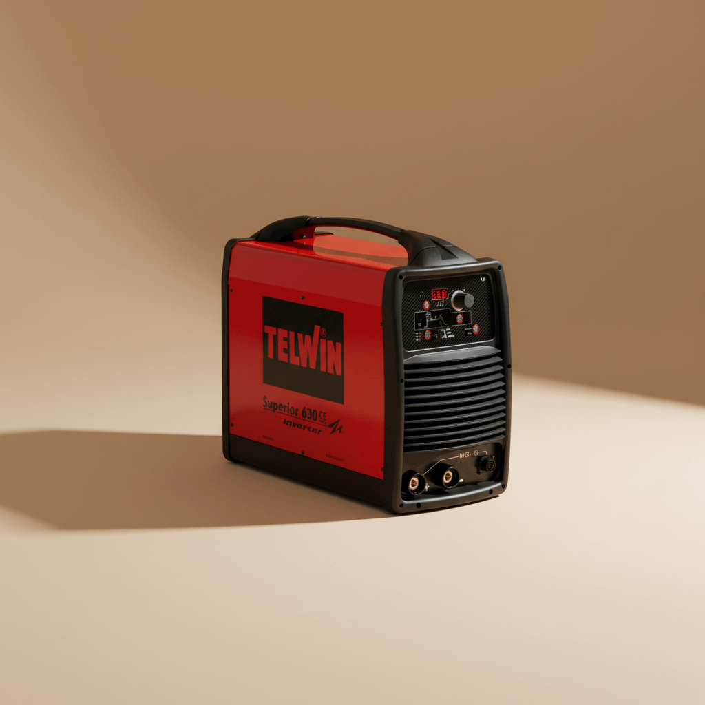 Telwin Welding Machine & Accessories Telwin Superior 630 CE VRD Professional 500A MMA, TIG DC-Lift & Gouging Inverter Welding Machine 230V/400V with 600A MMA Kit - TEL-852057