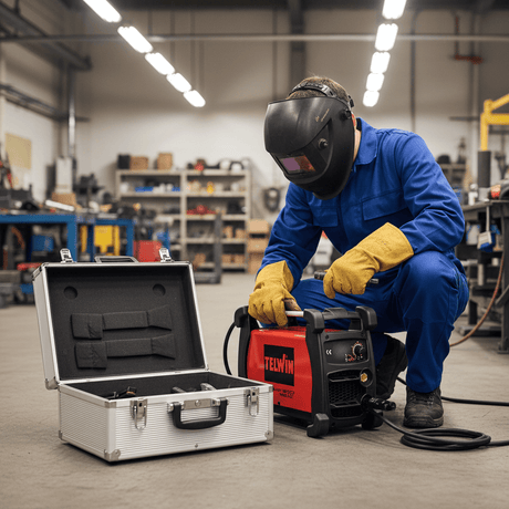 Telwin Welding Machine & Accessories Telwin Technology 186 XT MPGE 160A MMA & TIG DC Inverter Welding Machine 230V with Aluminium Case - TEL-816250