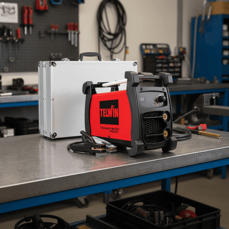 Telwin Welding Machine & Accessories Telwin Technology 186 XT MPGE 160A MMA & TIG DC Inverter Welding Machine 230V with Aluminium Case - TEL-816250