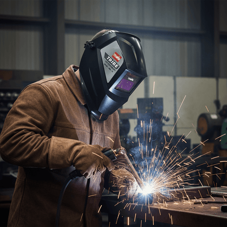 Telwin Safety Helmets Telwin Tribe Automatic Welding Helmet with Solar-Powered Auto-Darkening Lens for MIG-MAG, MMA & TIG Welding - TEL-802658