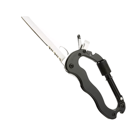Tera Multi Tools & Knives Tera 7" Carabiner Multi-tool with Foldable Blade - H100202