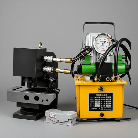 Tera Construction Equipment Tera Heavy-Duty Industrial Hydraulic Punch Machine 500KN with 1.5KW Hydraulic Electric Pump - P03-0521-6311