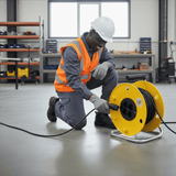 Tera Building Materials Tera Professional 2-Pin Extension Cable Reel with 4 Sockets | 25m & 50m